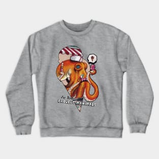 Manny Tentacles - Ice cream man...err octopus Crewneck Sweatshirt